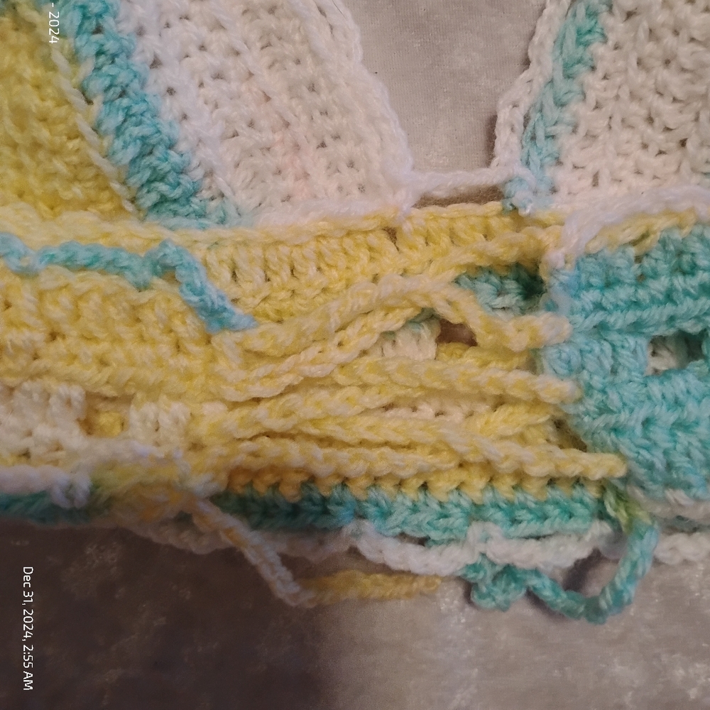 Handmade crochet festival top - Picture 6 of 12